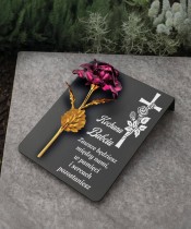 Statuetka Premium Z Różową Różą 26 cm | Plexido.pl