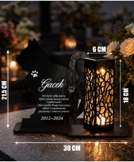 Lampion dla ukochanego kota Kocie wspomnienie — wzór i szczegóły