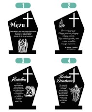 Znicz Statuetka Led na Grób Cmentarz Wszystkich Świętych Nagrobek Wzory - 7