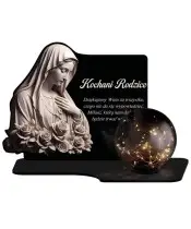 Large Solar Candle XL Premium Mary for the Cemetery | Plexido.pl