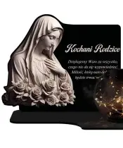 Large Solar Candle XL Premium Mary for the Cemetery | Plexido.pl
