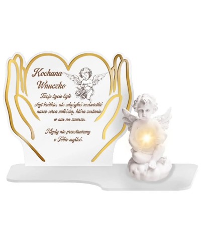Large Premium XL Candle for Children Heart Hands LED | Plexido.pl