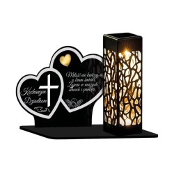Znicz Solarny Led Statuetka na Grób Cmentarz Wszystkich Świętych - 3