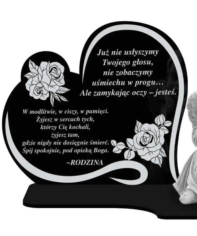 Znicz Premium Statuetka Led Figurka Anioł Gipsowy Na Cmentarz Grób