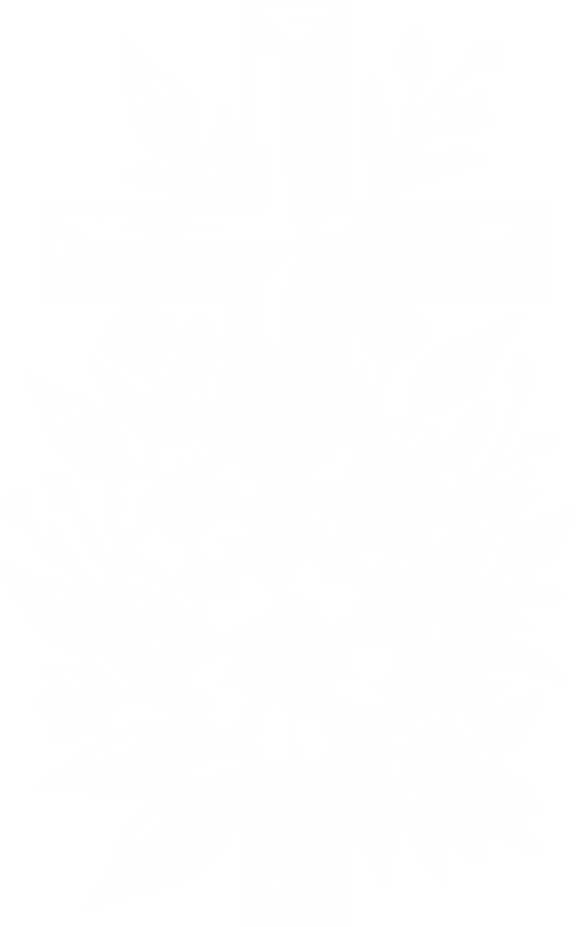 Krzyż w kwiatach